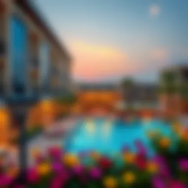 Exclusive Amenities in Akoya Damac Hills Luxurious amenities at Akoya Damac Hills, including a beautiful swimming pool and recreational facilities