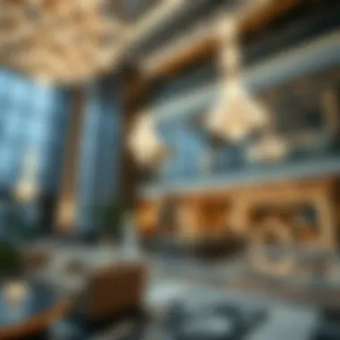 Luxurious lobby interior of Al Amir Building