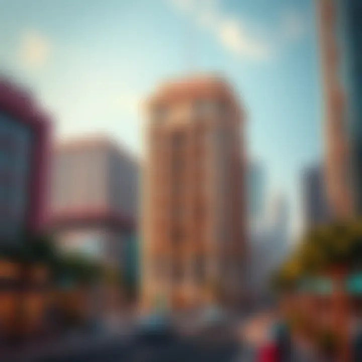 Al Amir Building surrounded by vibrant TECOM surroundings