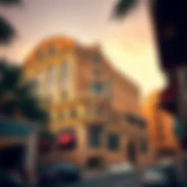 Architectural detail of Al Attar Building