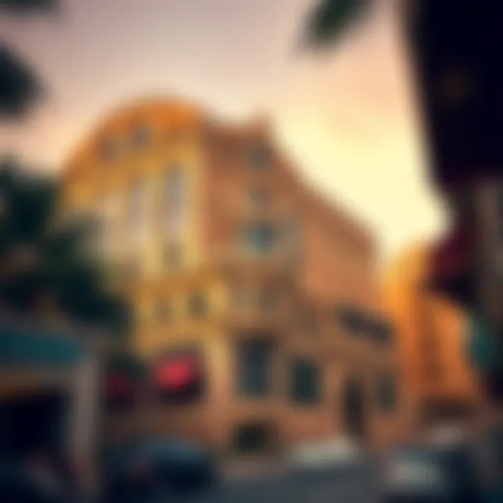 Architectural detail of Al Attar Building