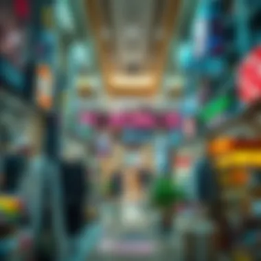 Vibrant retail space inside Al Attar Building