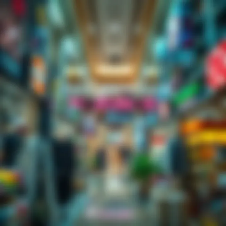 Vibrant retail space inside Al Attar Building