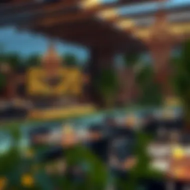 Gourmet Dining Experience in Al Barari Boutique restaurant showcasing gourmet dishes in Al Barari