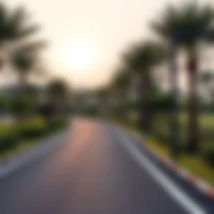 Jogging Track in Al Barari Well-maintained jogging track amidst the greenery in Al Barari