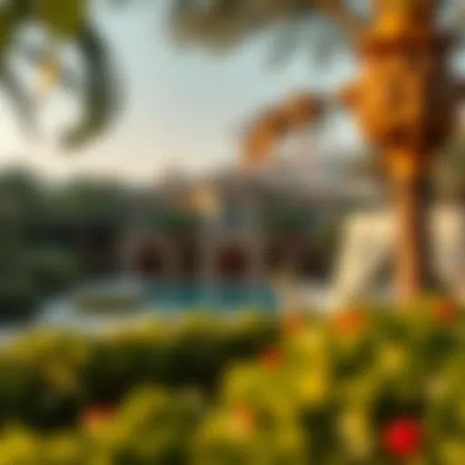 Luxury Living in Al Barari Luxurious villa surrounded by greenery