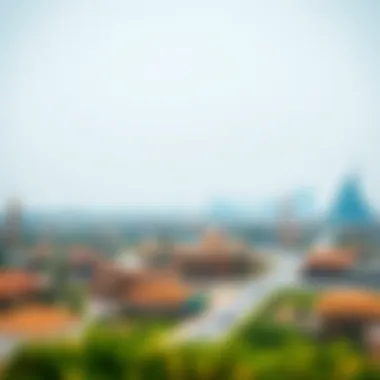 Panoramic Skyline of Al Dana A panoramic view of Al Dana showcasing its stunning skyline and cultural architecture.