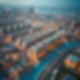 Aerial Overview of Al Gurg's Properties Aerial view of Al Gurg Real Estate developments in Dubai