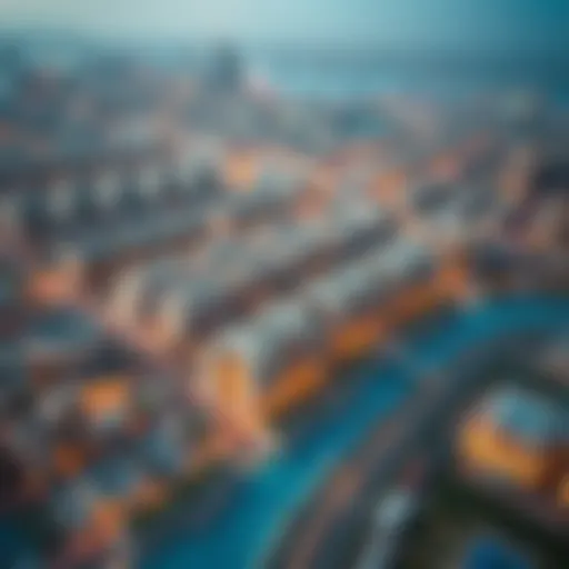 Aerial Overview of Al Gurg's Properties Aerial view of Al Gurg Real Estate developments in Dubai