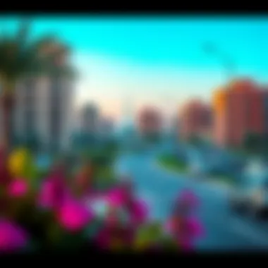 Amenities in Al Khail Heights Modern amenities available in Al Khail Heights, including parks and recreational areas