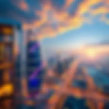 Stunning skyline view from Al Manal Elite