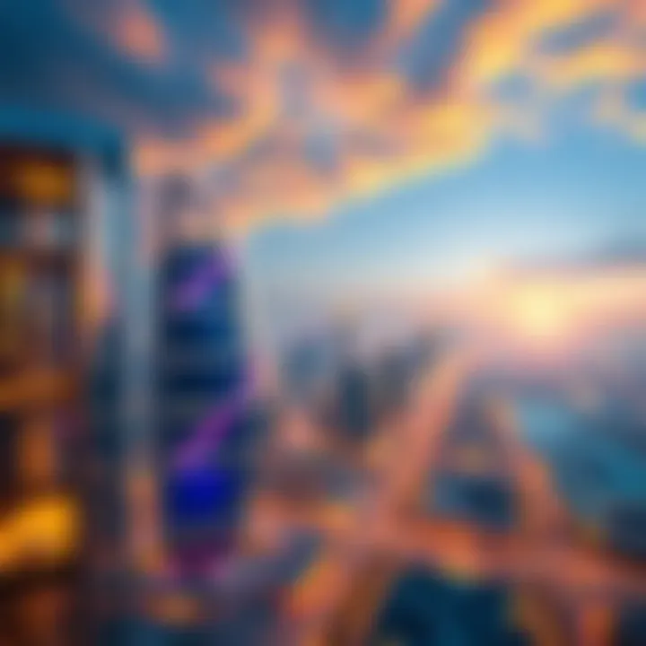 Stunning skyline view from Al Manal Elite