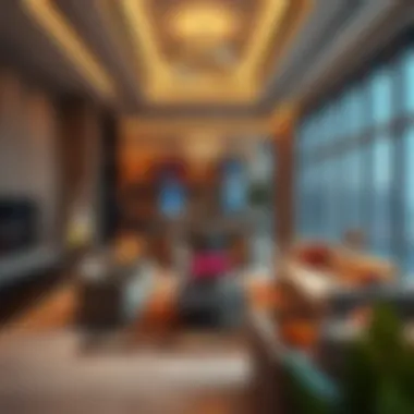 Luxurious interior showcasing modern urban living at Al Manal View