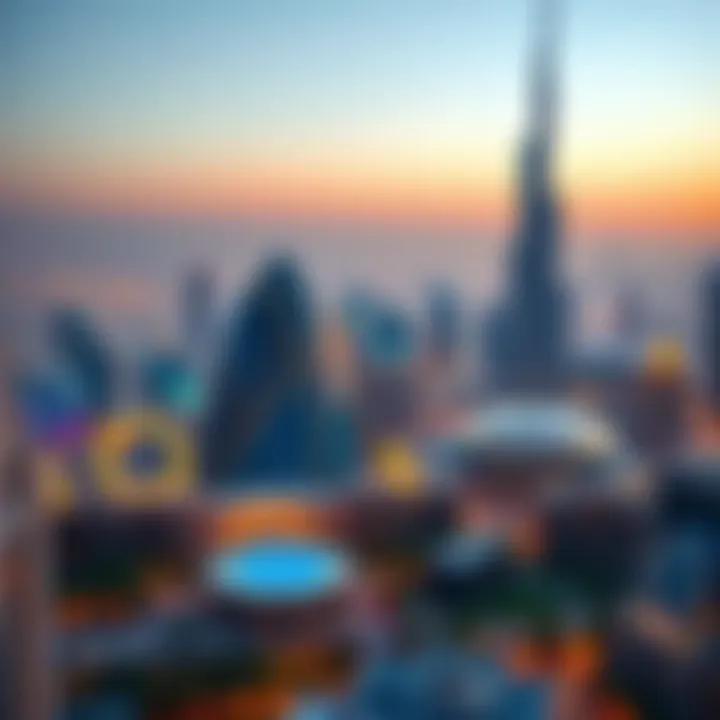 Stunning skyline view of Al Manal View with modern architecture