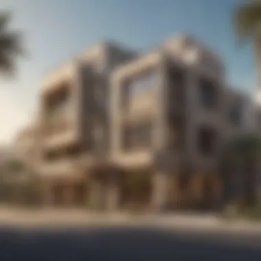 Residential architecture in Al Nasr Oud Metha