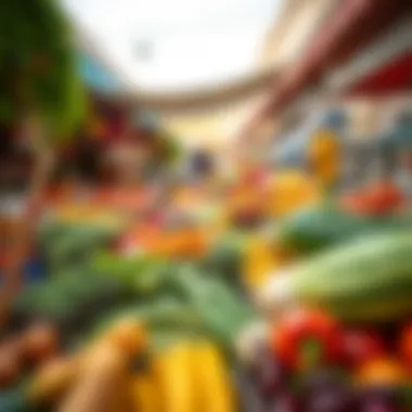 Colorful Fresh Produce at Al Quoz A colorful array of fresh produce available at the market
