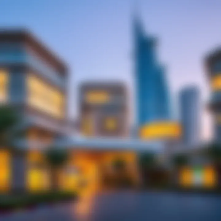 Modern architectural designs reflecting Al Quoz's commercial growth