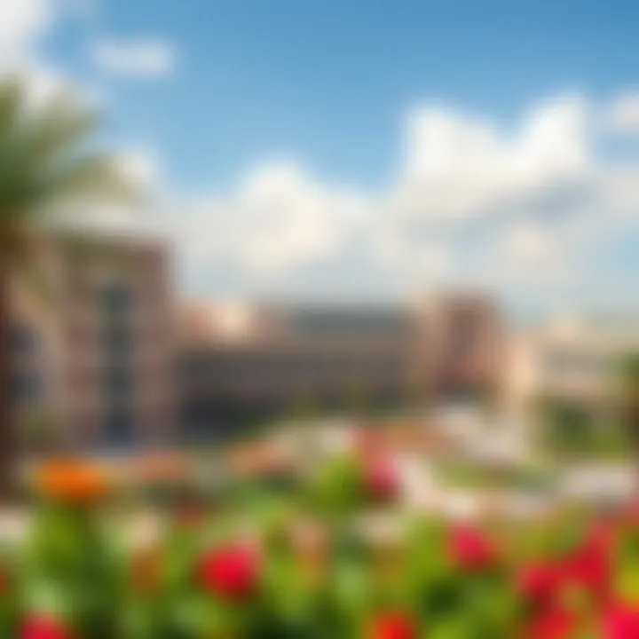 Campus Overview of Al Salam Community School A serene view of Al Salam Community School's campus