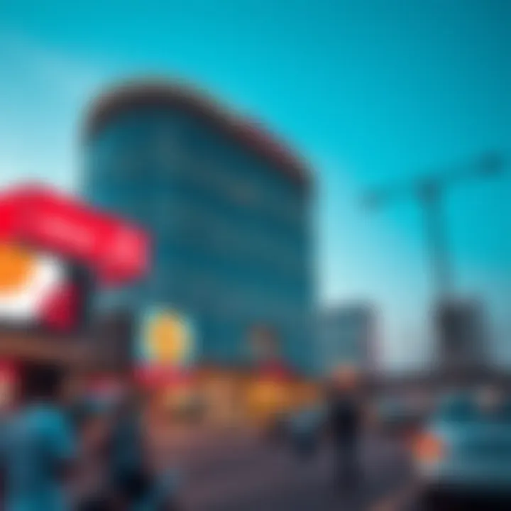 Commercial activities in Al Barsha with Al Waleed Building