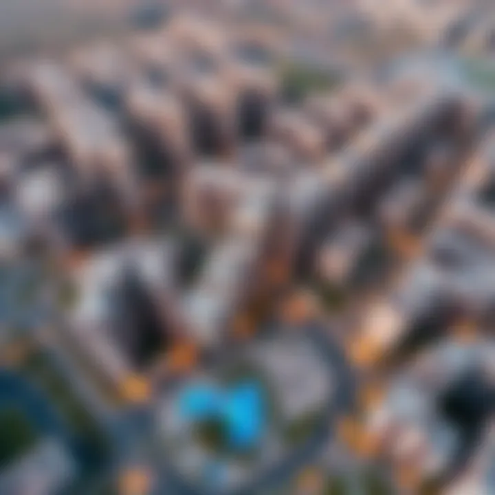 Aerial view of Al Wasl Properties in Qusais