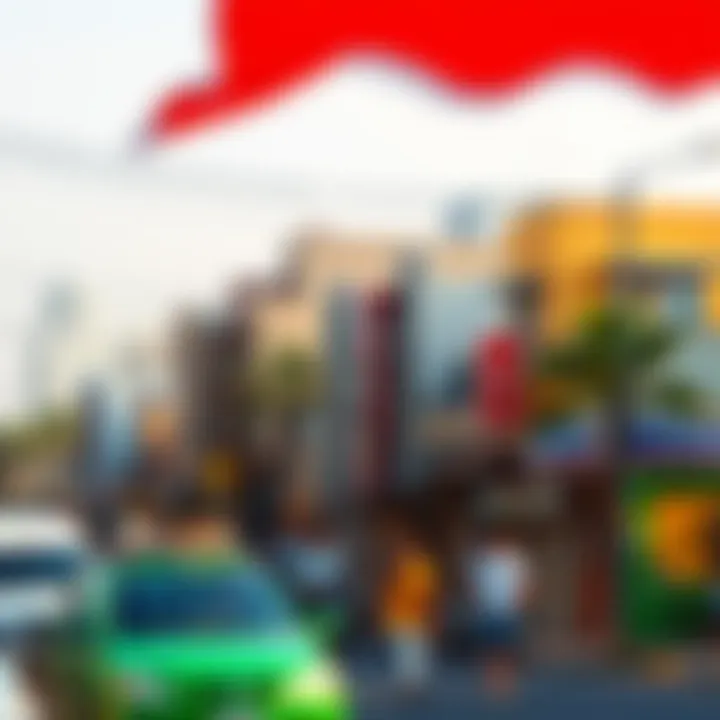 Vibrant neighborhood in Qusais