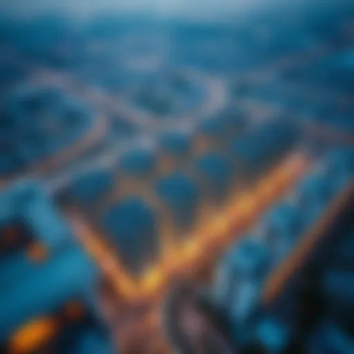 Aerial Perspective of API Barsha Heights Aerial view of API Barsha Heights showcasing its modern architecture