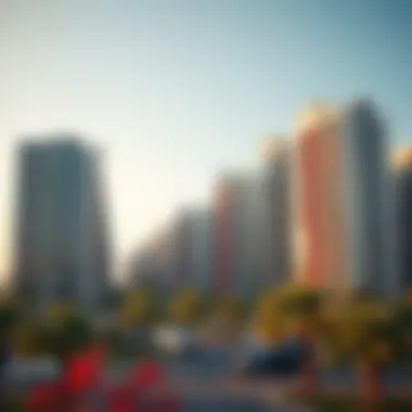 Modern residential buildings illustrating the real estate options available