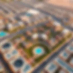 Aerial view of Arabian Ranches 1 showcasing the layout and surroundings