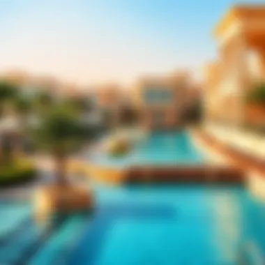 Luxurious amenities available in Arabian Ranches such as pools and parks