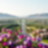 Stunning view of Arabian Ranches community showcasing lush greenery and elegant villas