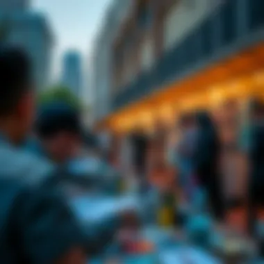 A community event in Art Heights fostering creativity and collaboration among artists