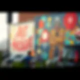 A stunning mural depicting the essence of Dubai's art scene in Art Heights