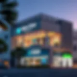 Exterior view of Aster Clinic Al Quoz showcasing modern architecture