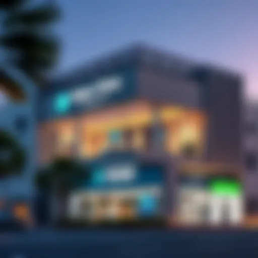 Exterior view of Aster Clinic Al Quoz showcasing modern architecture