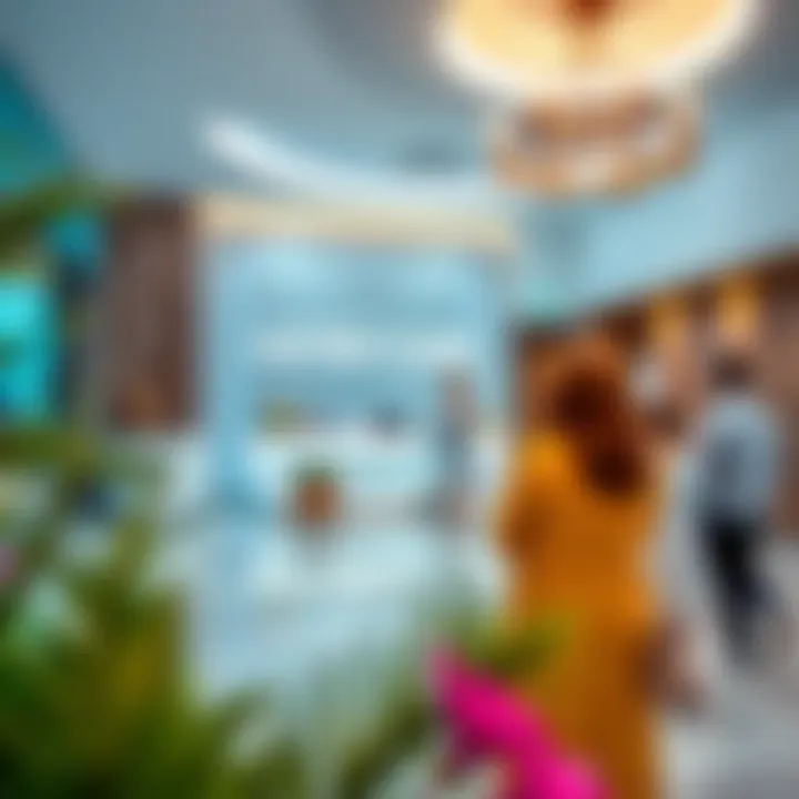 Welcoming reception area of Aster Clinic with friendly staff