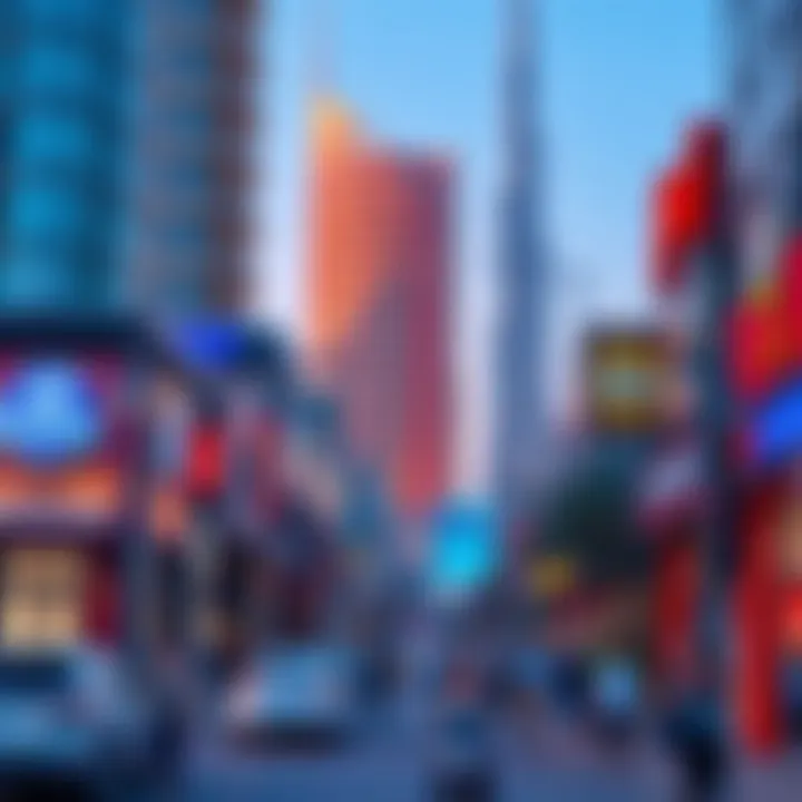 Vibrant community life in Downtown Dubai