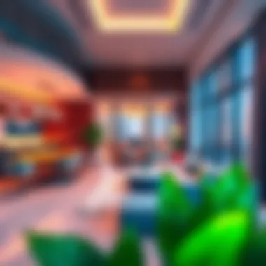 Interior design highlighting modern living spaces in Binghatti Vista