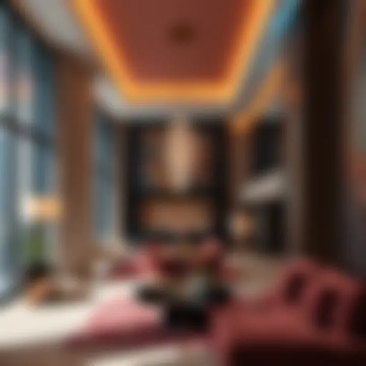 Luxurious interior design elements reflecting modern living at Binghatti Vista