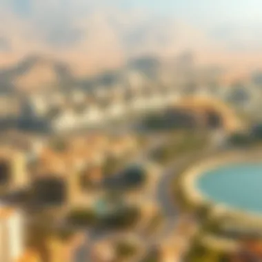 Surrounding landscape of Binghatti Vista with urban development