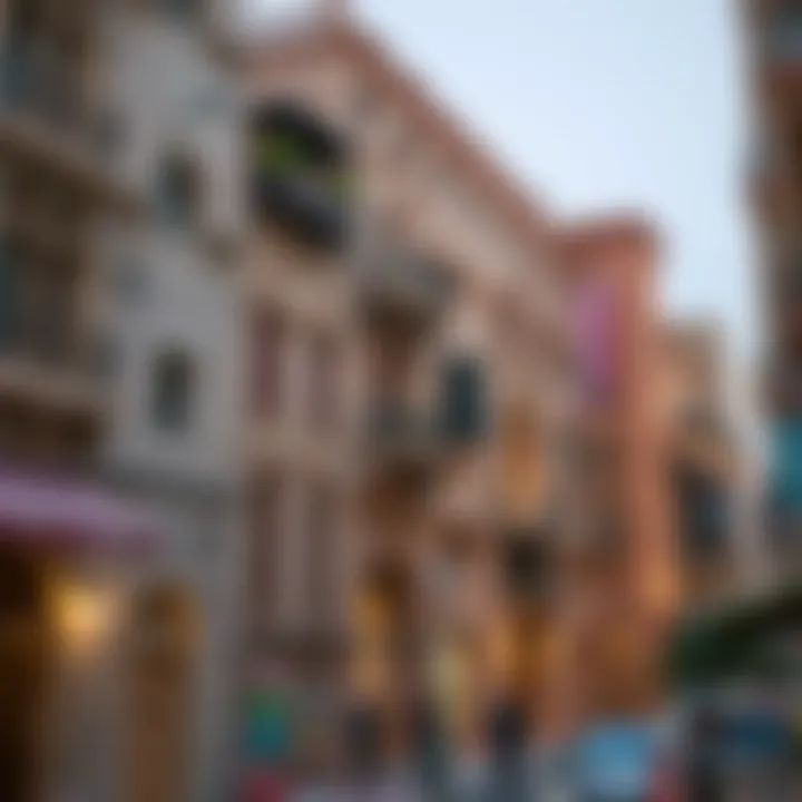 Historical architecture reflecting the heritage of Bur Dubai.