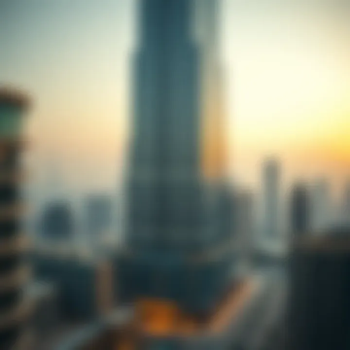 Architectural details of Burj Khalifa