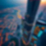 Stunning view of Burj Khalifa's residential flats