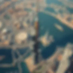 Aerial view of Capricorn Tower showcasing its unique architectural design