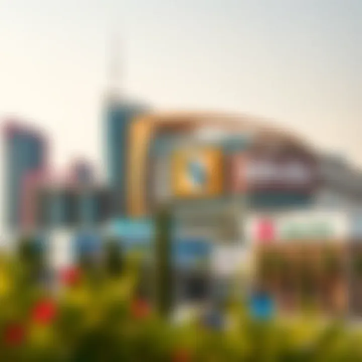 Signage of major companies located in Silicon Oasis