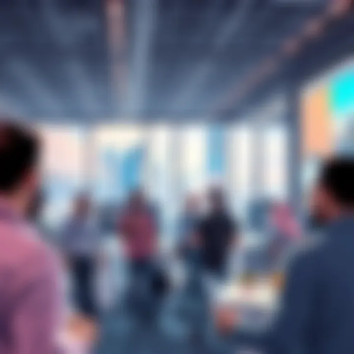 Networking event at Silicon Oasis highlighting collaboration