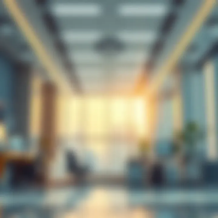 Interior of a tech office in Silicon Oasis illustrating innovation