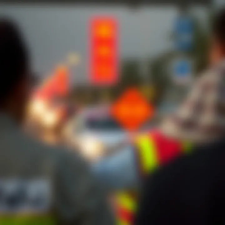 Engaging Road Safety Initiative at Belhasa Road safety awareness program in action