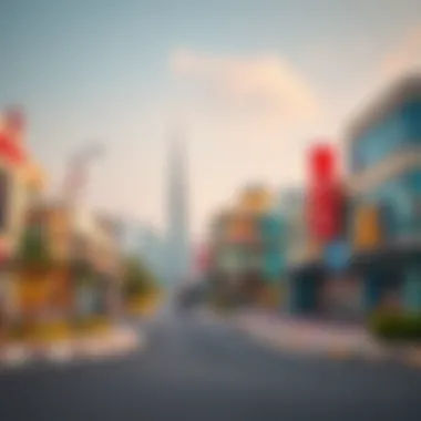 Local amenities in Al Barsha including parks and shopping areas