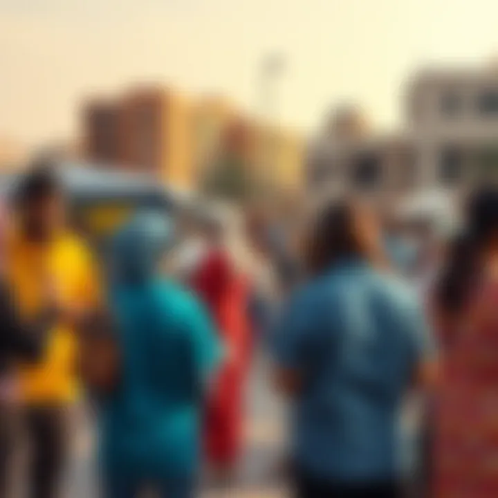 Community Engagement at Damac Hills 2 A community gathering at Damac Hills 2 highlighting engagement activities