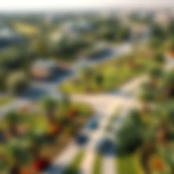 Expansive Green Spaces in the Community Beautiful green spaces and parks in Damac Hills